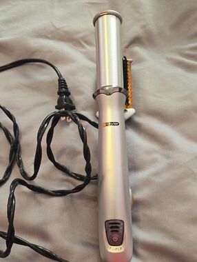 Silver Curling Iron Hair Styler - Women Hair Tools